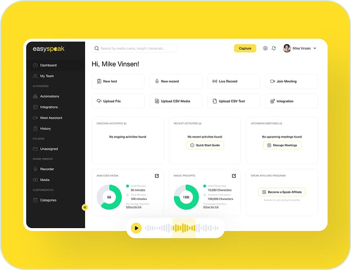 AI transcription software