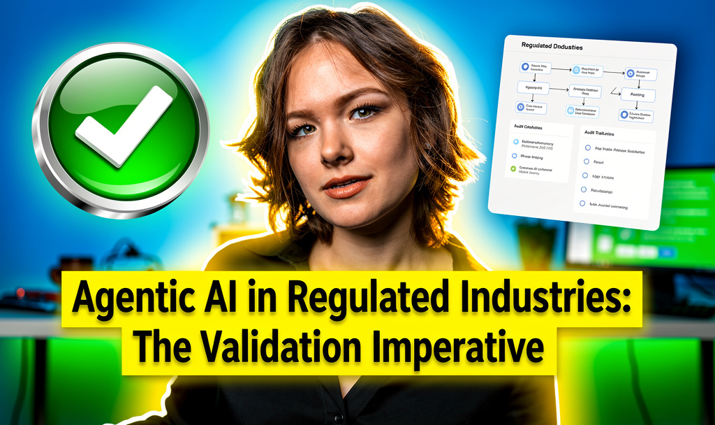 Agentic AI system visualising validation workflow in a regulated life‑sciences environment
