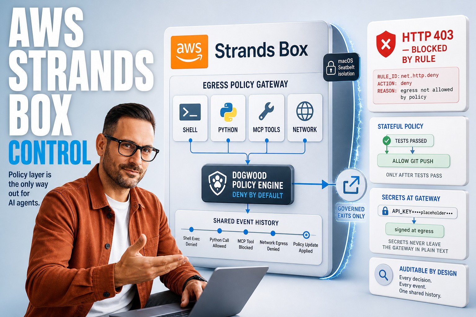 AI Agent Sandbox: Stateful Policy Controls for Security