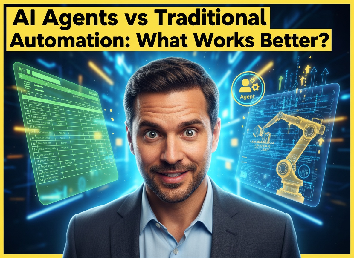 AI Agents vs Traditional Automation: What Works Better?