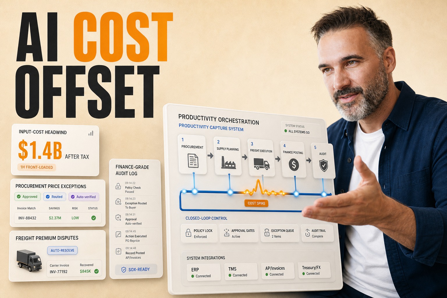 AI automation platform to offset input-cost inflation
