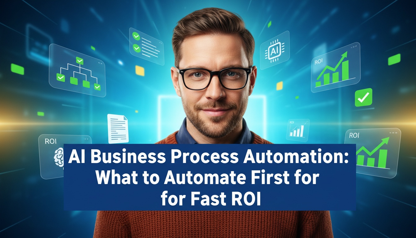 AI Business Process Automation: What to Automate First for Fast ROI