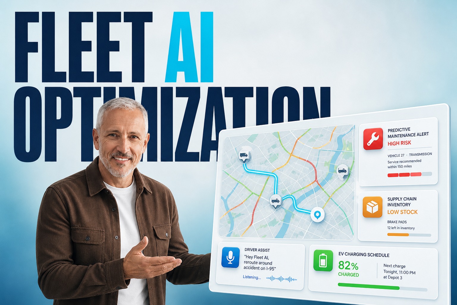 AI in Automotive and Mobility: Fleet Optimization, Predictive Maintenance, and Driver Support