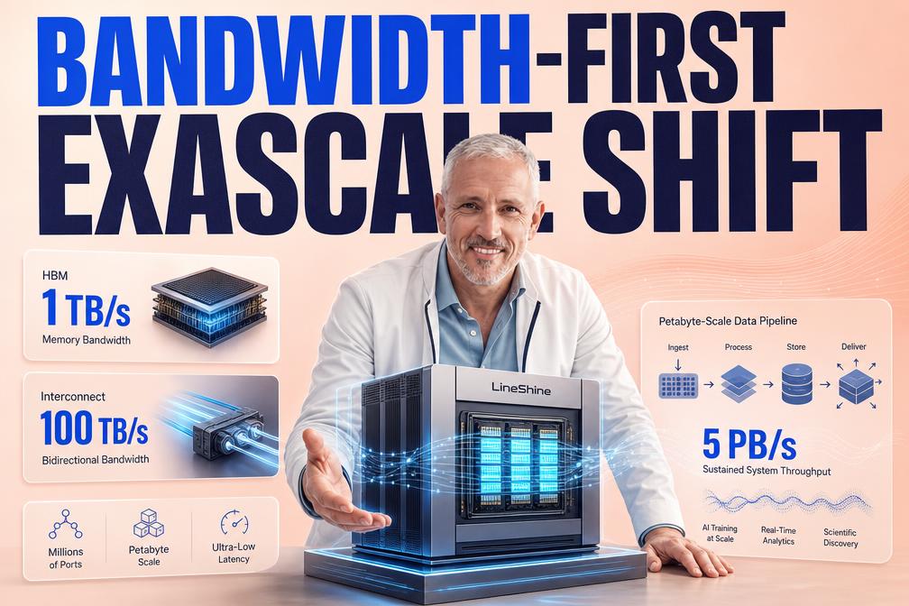Bandwidth‑First Exascale AI Architecture