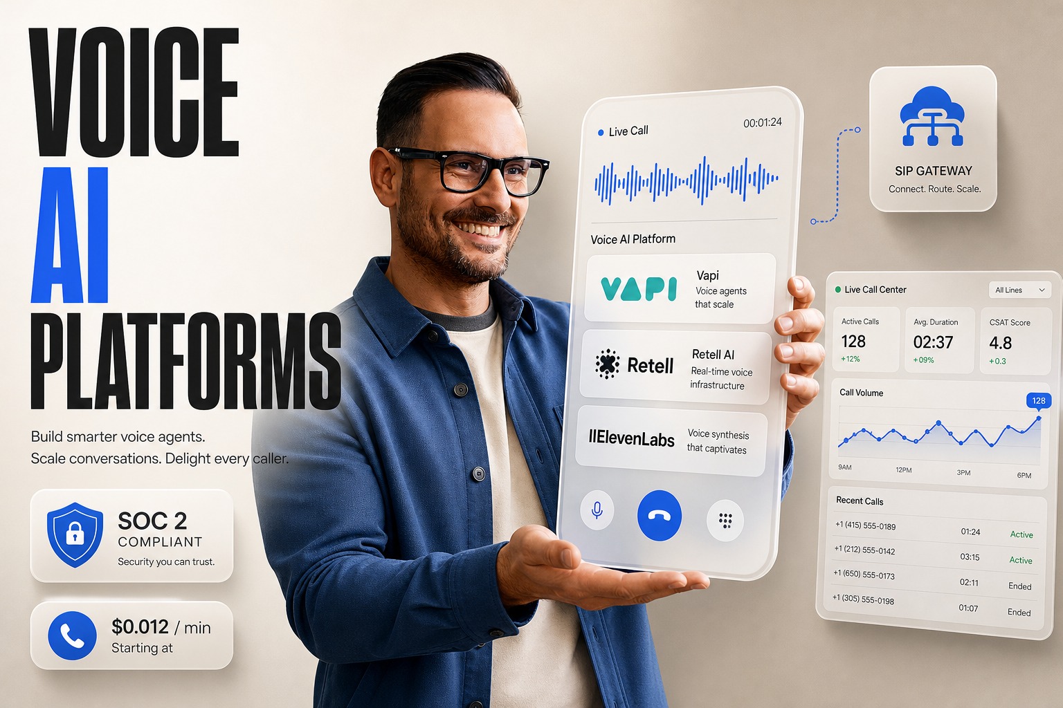 Best Voice AI Platforms for Building Phone Agents in 2026: Vapi, Retell, ElevenLabs, LiveKit and More