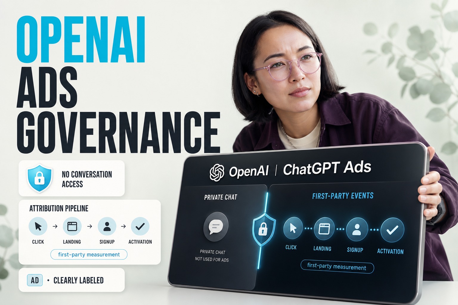 ChatGPT Ads for B2B: Attribution, Privacy, Governance