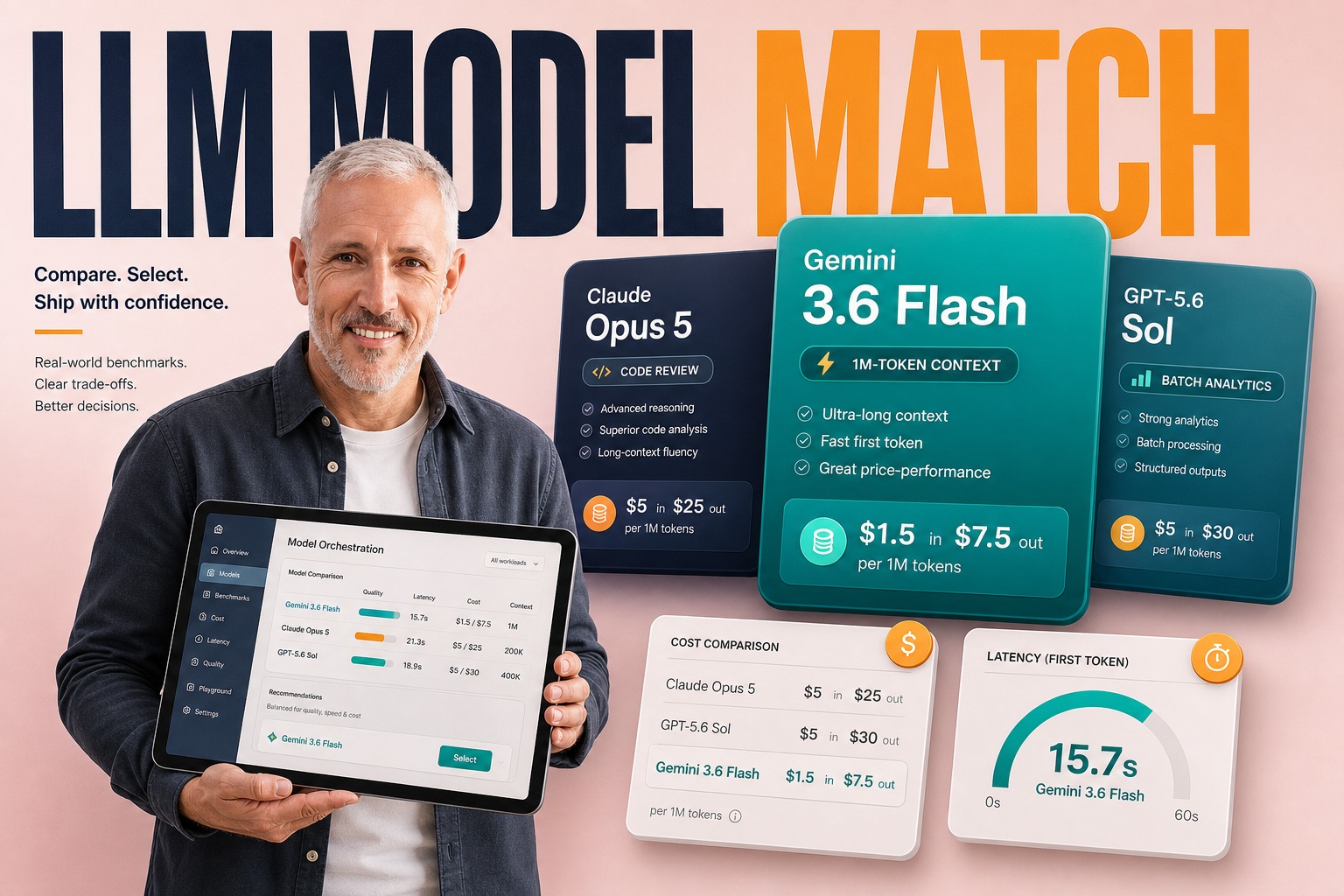 Claude Opus 5 vs GPT-5.6 vs Gemini 3.6 Flash: Which Model Fits Your Business in 2026