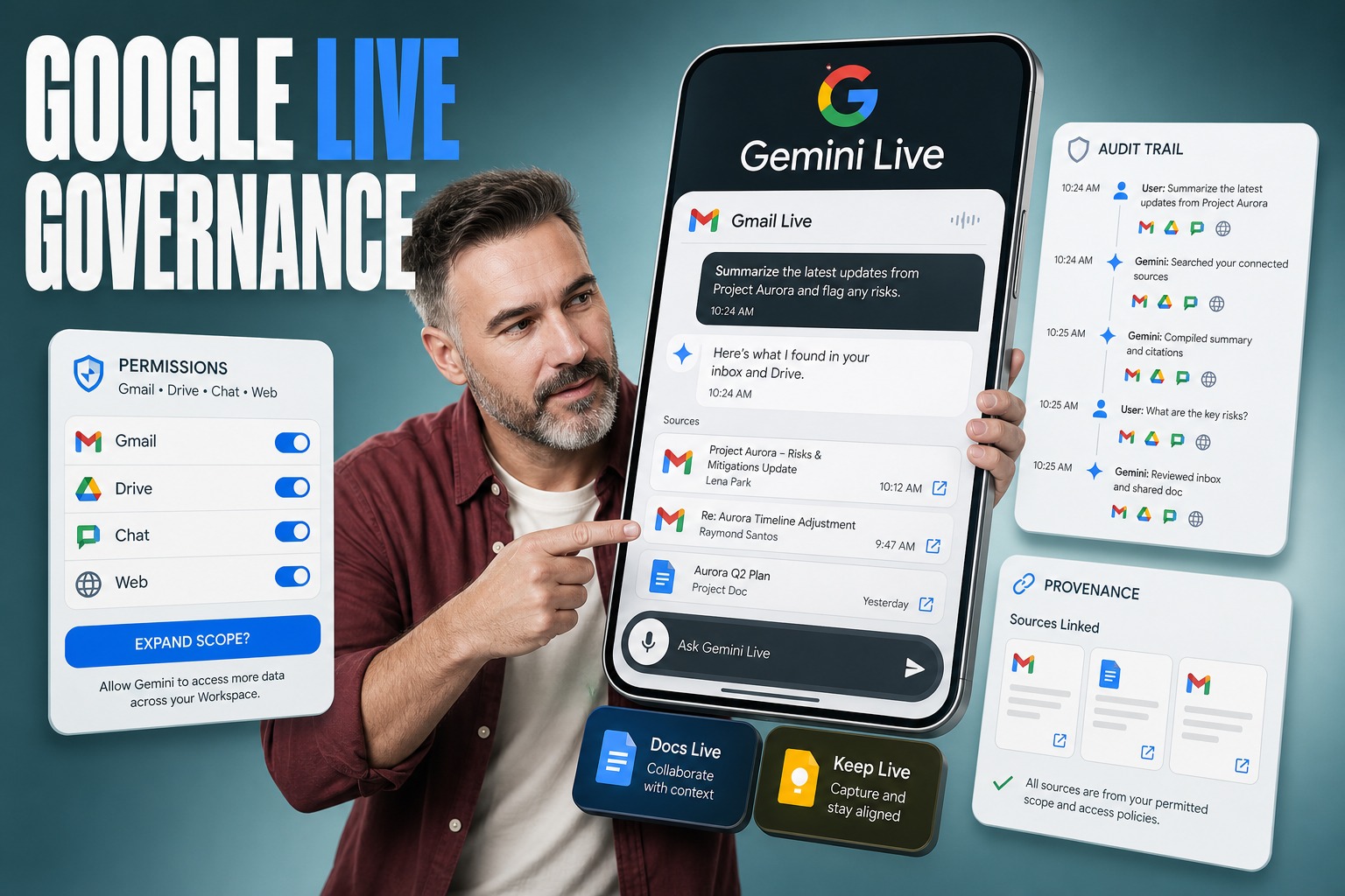 Gmail Live Governance: Enable Voice Access Safely