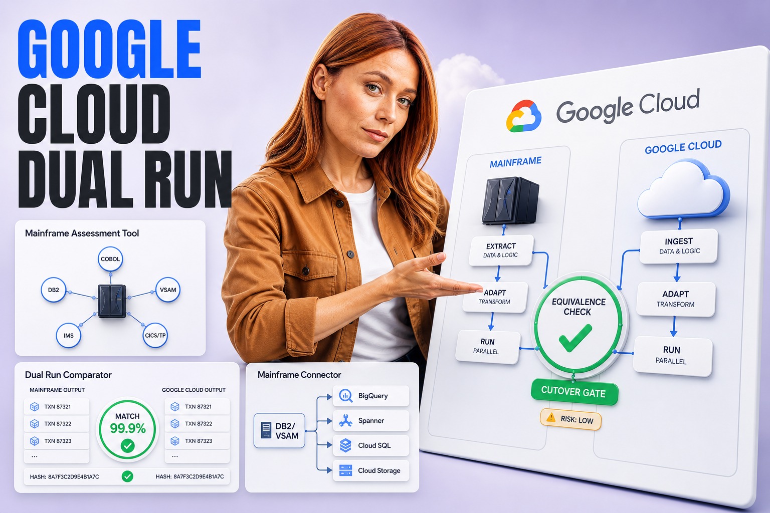 Google Cloud Mainframe Migration: Dual Run Risk Control