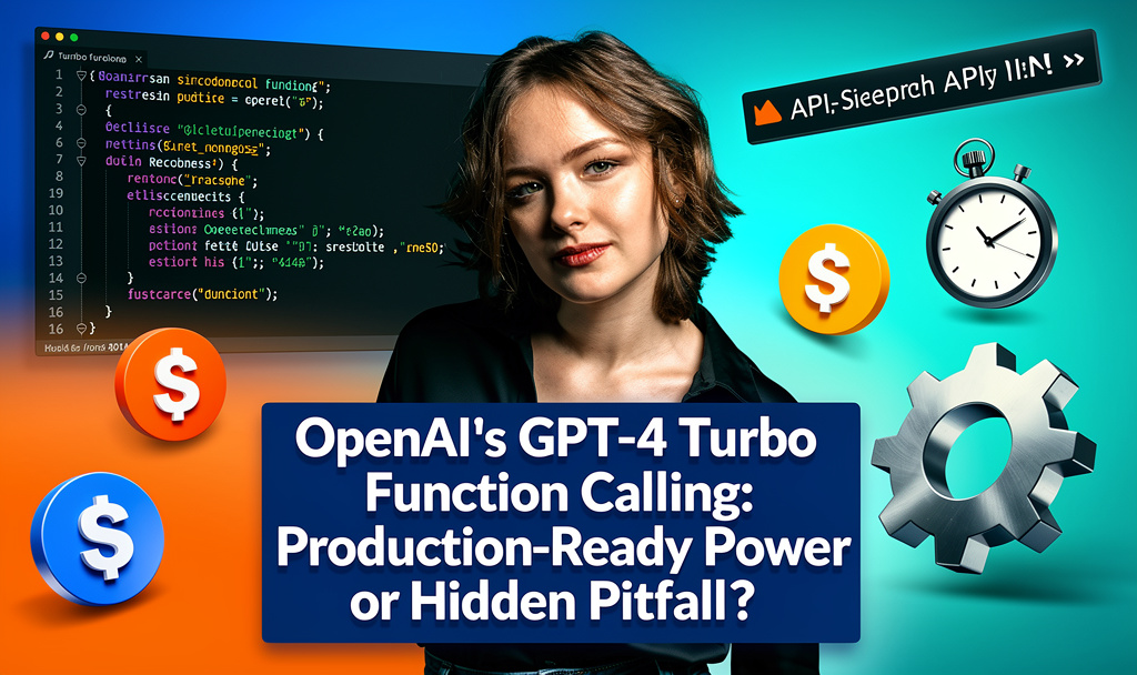 Illustration of GPT‑4 Turbo function calling architecture in an enterprise setting