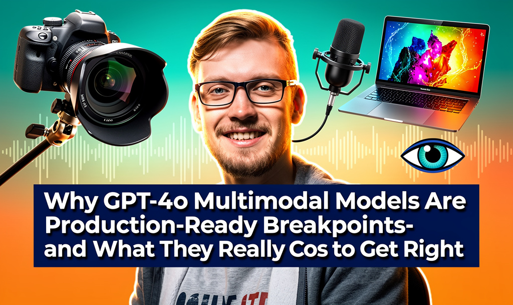 Illustration of GPT-4o multimodal AI model in enterprise production