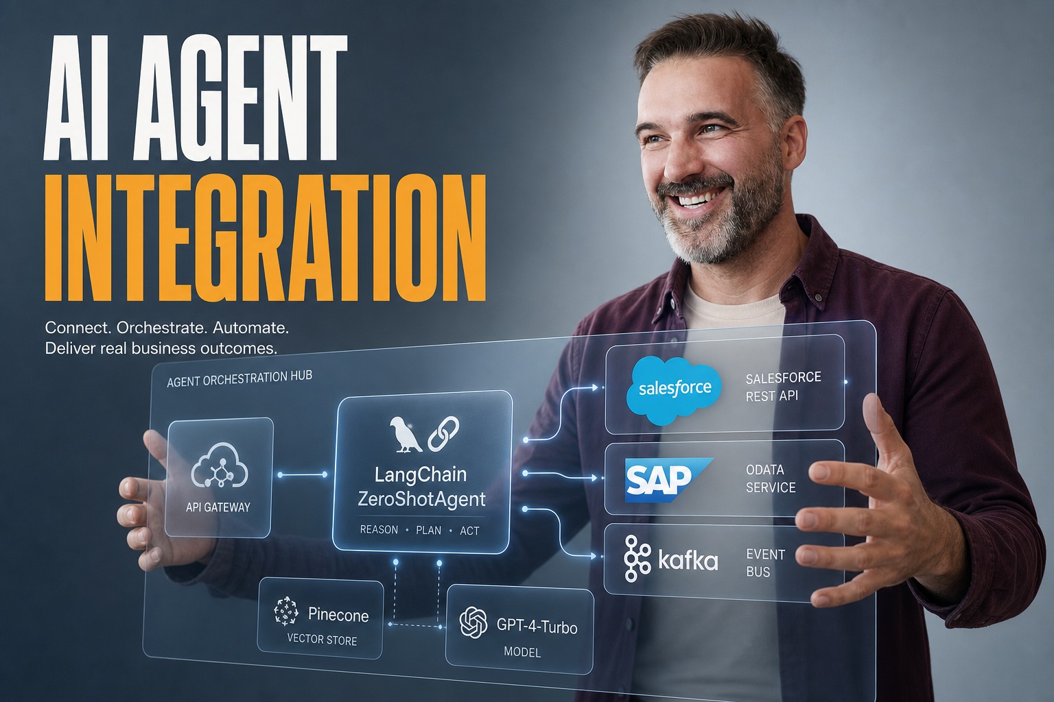 How AI Agents Connect to APIs, CRMs, ERPs, and Internal Tools