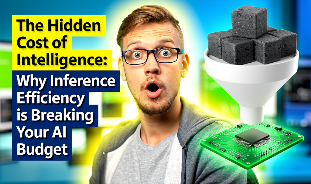 Illustration of AI inference efficiency and cost reduction