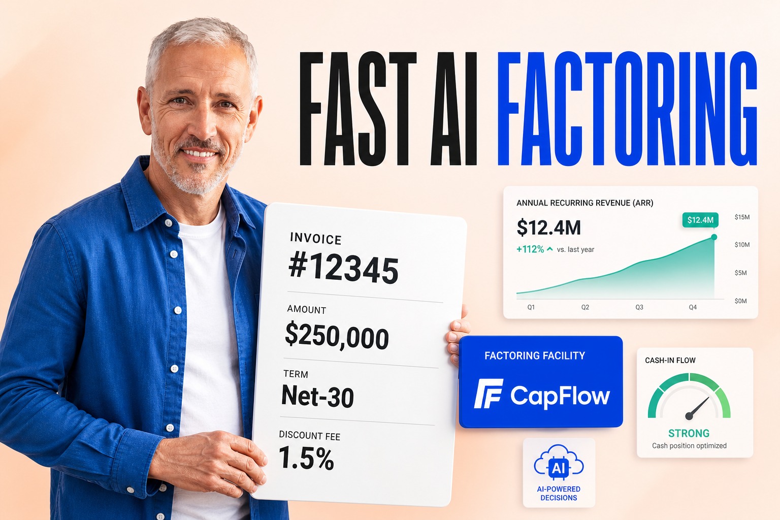 Invoice factoring for AI SaaS companies