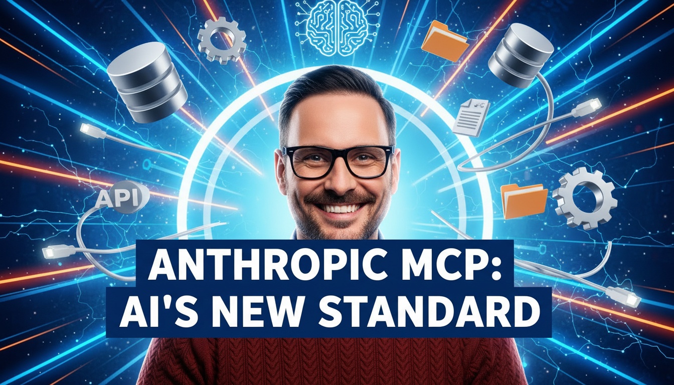 Model Context Protocol (MCP) architecture diagram showing how LLMs connect to data sources through standardized servers
