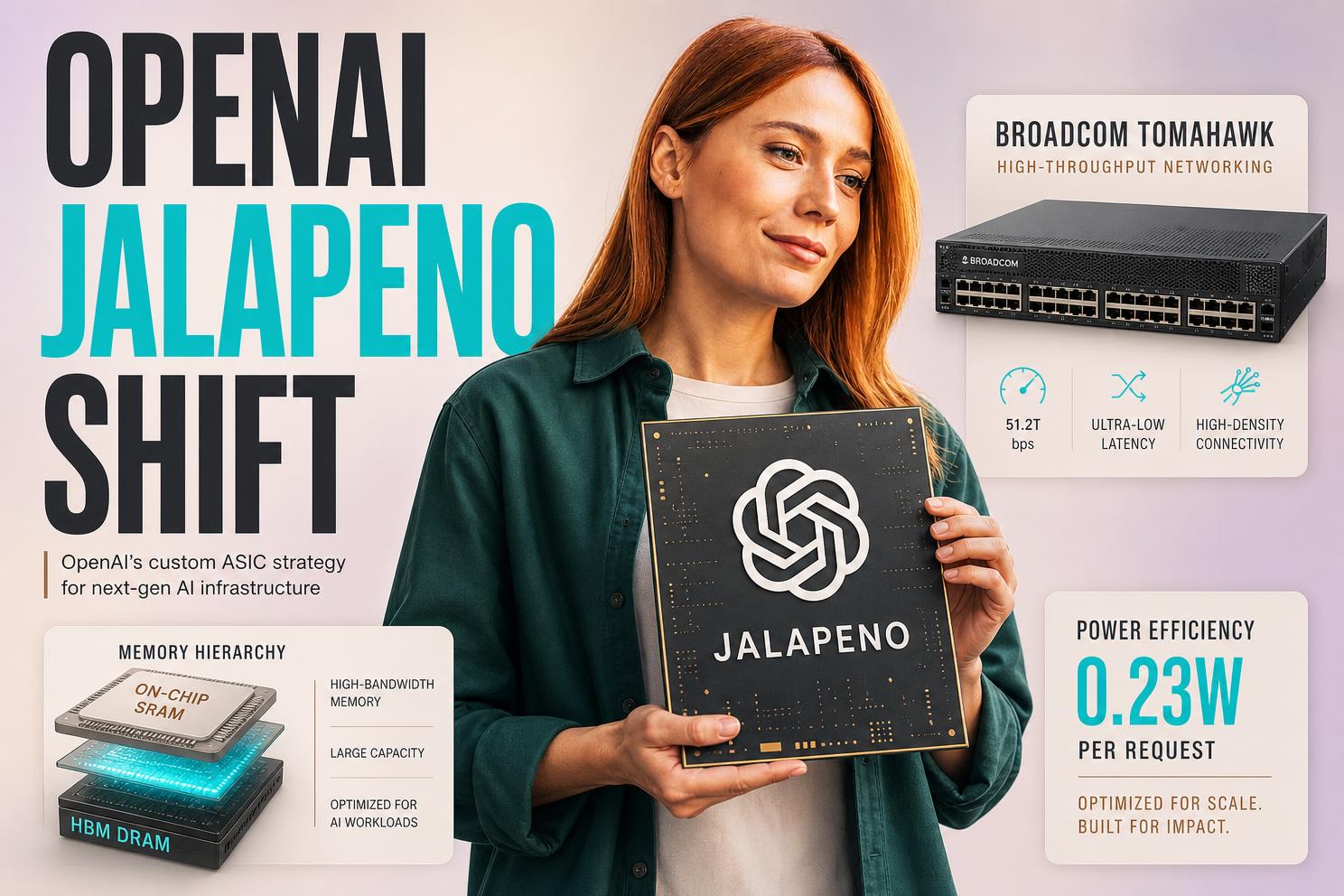 OpenAI Jalapeño inference chip reshaping enterprise AI architecture
