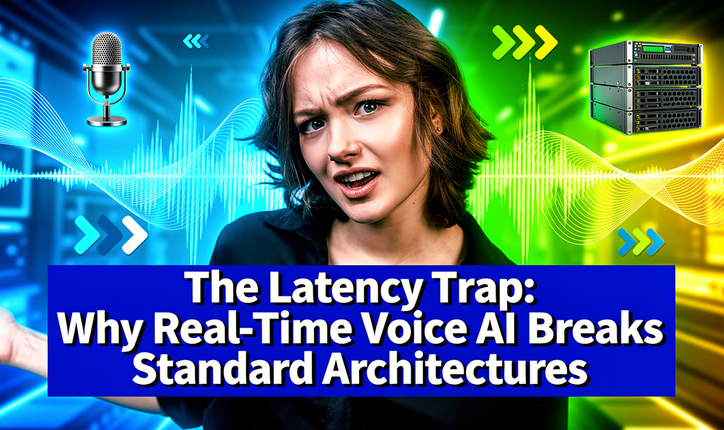 Illustration of real-time voice AI latency challenges