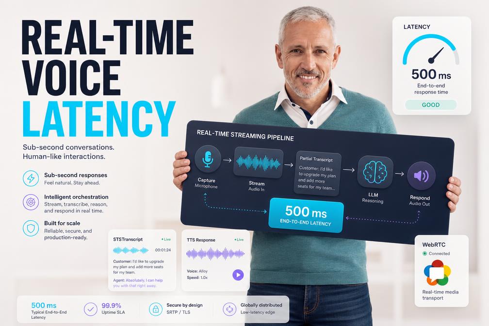 Real-Time Voice AI: What It Takes to Build Low-Latency Conversational Systems