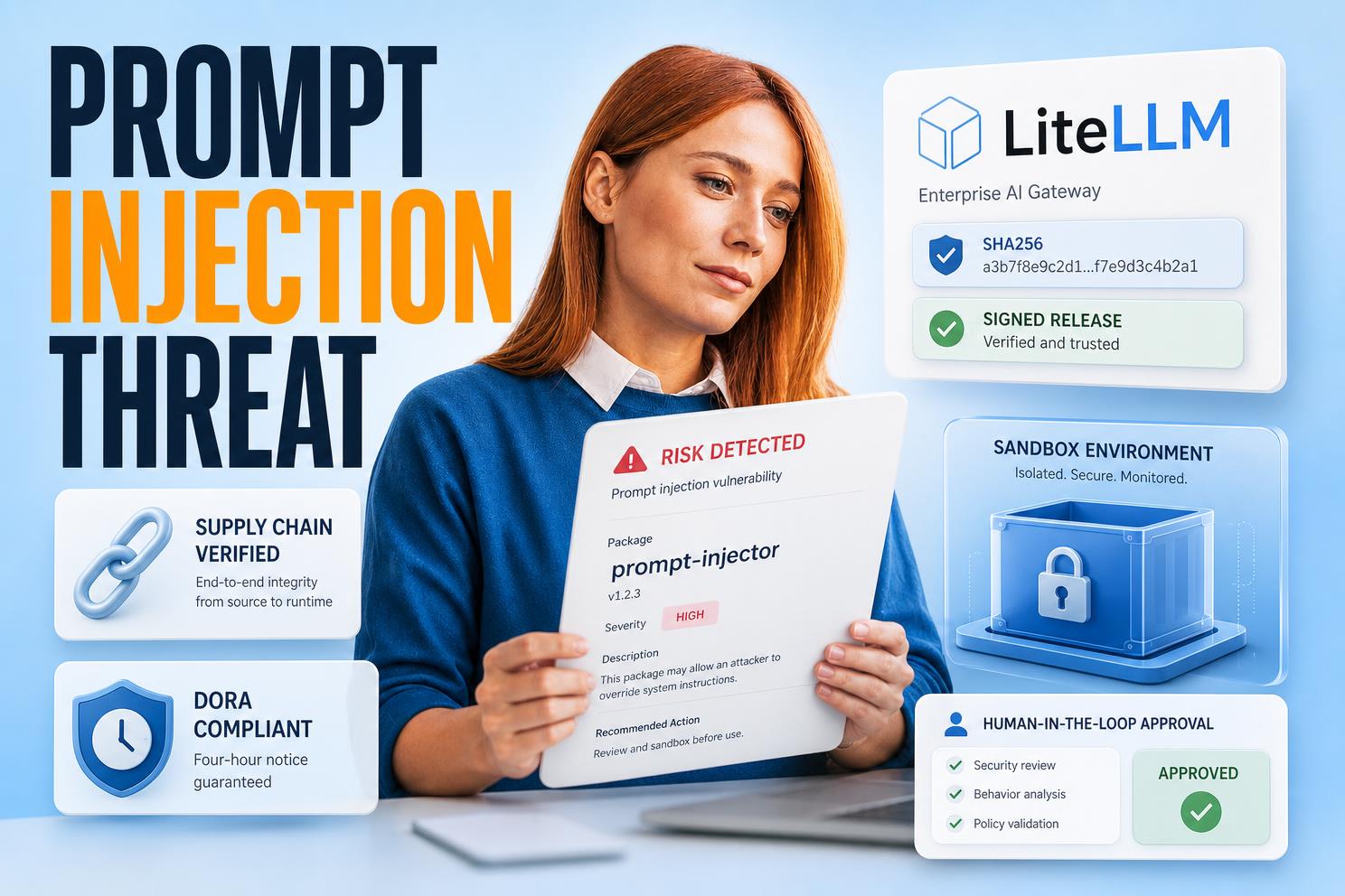 Secure AI coding agents against supply chain and prompt injection