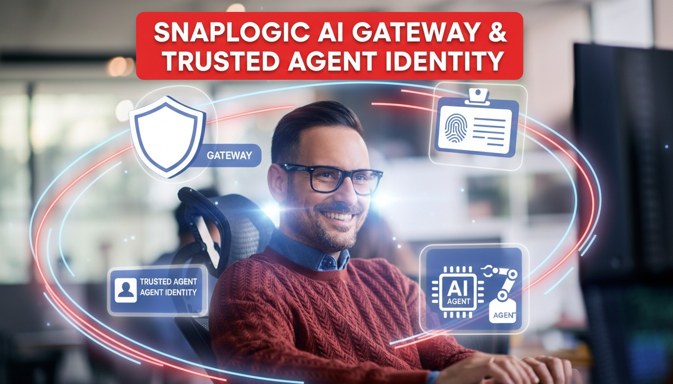 SnapLogic AI Gateway and Trusted Agent Identity securing AI agents