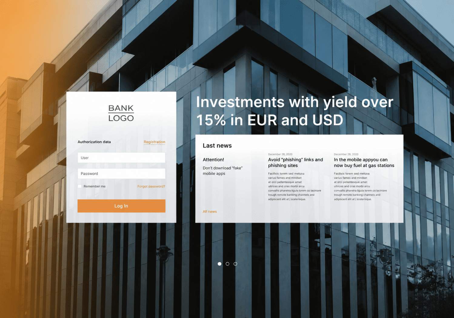 Money on the Go: Online banking app development for 6 months
