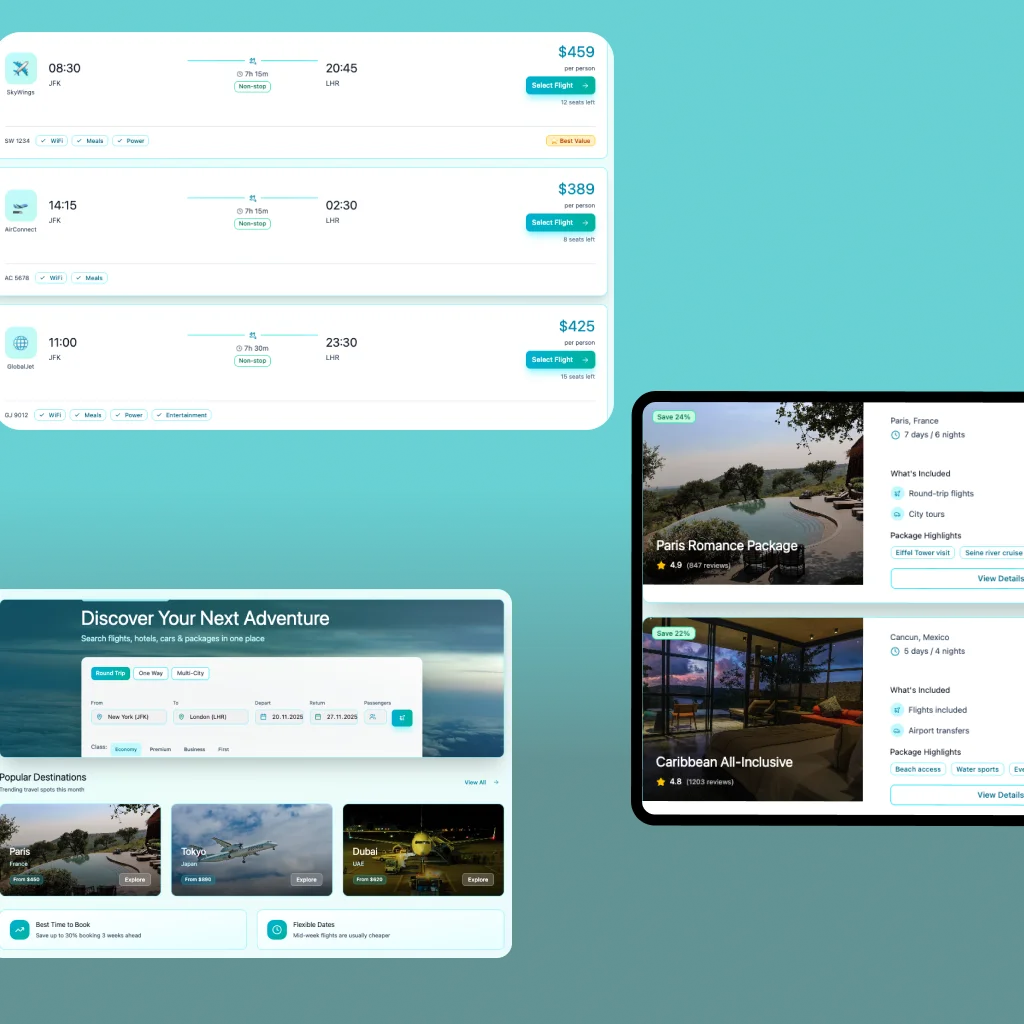 Cloud-Based Travel Booking Engine
